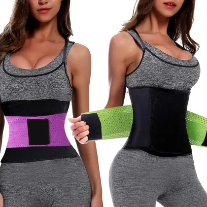 2022 Neoprene Stomach Wrap Tammy Trimmer Waist Trainer with Detachable Straps & Cellphone Pocket