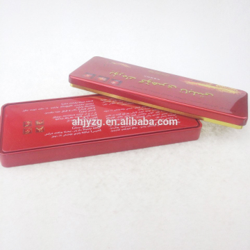 medical promotional gifts smoke tin/candy stick tin/tabacco tin/cigarette tin