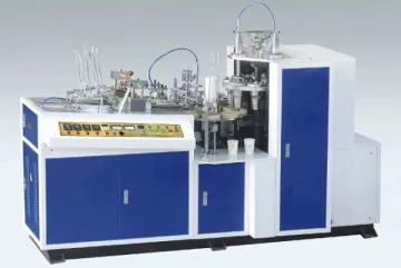 Pe Coated Coffee Cup Machine / Machinery With Ultrasonic Sealing