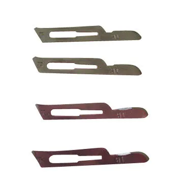 Scalpel handle surgical blades