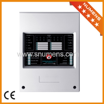 CE bersertifikat konvensional Fire Control Panel 2 zona, zona 4, 8 zona