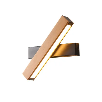 Nordic Simple Rotatable LED Log Wall Lamp