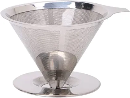 Portable Metal Coffee Tea Maker Kettle with 304 Dripper Filter