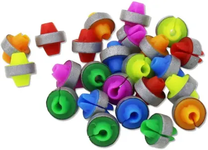 Wheel Beads Safety Reflector Plastic Clip