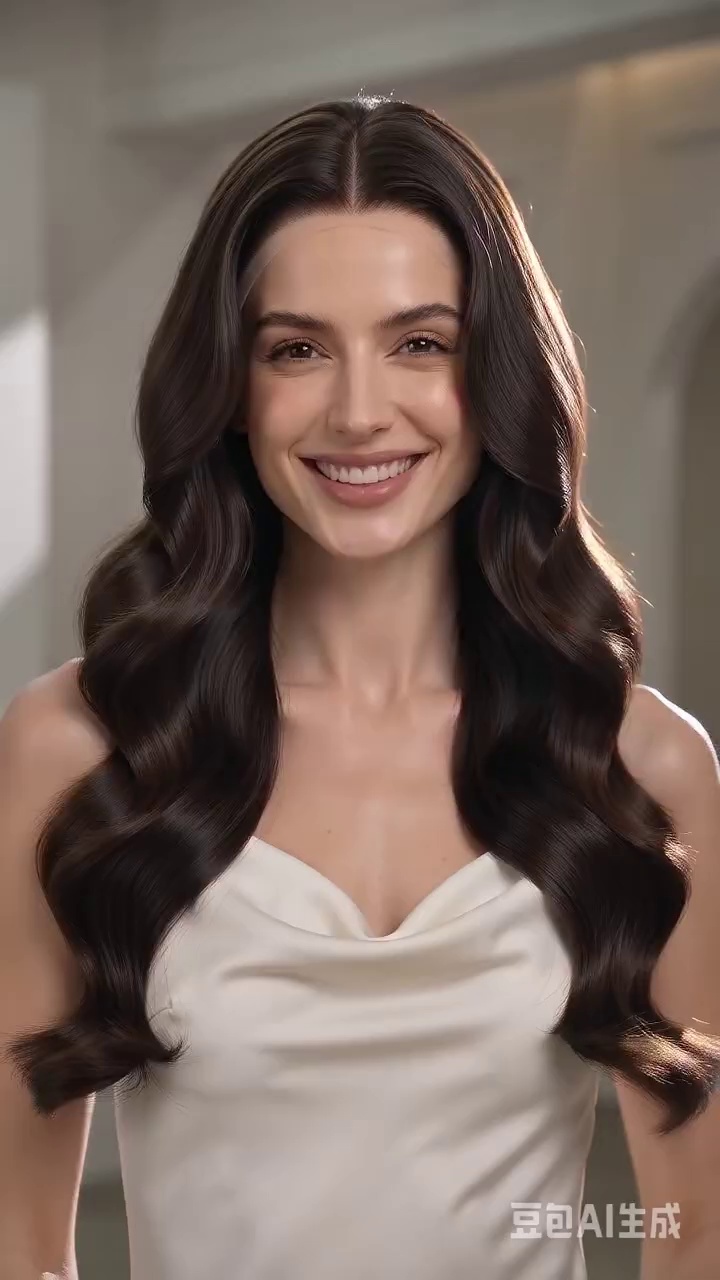 Deep wave 13x6 Lace Front Wig Human Hair Natural Brown 12‑32 Inch