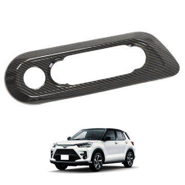 OEM Otomotif ABS Karbon Aksesori Interior Serat untuk 2021 Toyota Raize Audio Trim Frame