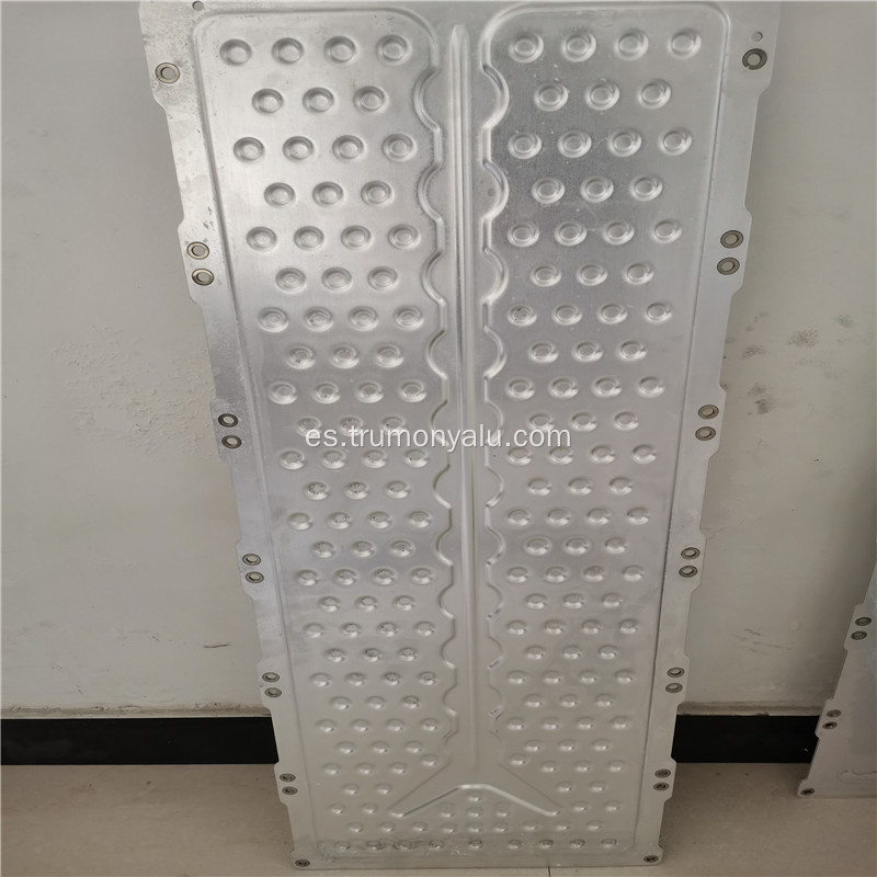 Placa de soldadura al vacío de aluminio para batería de vehículo