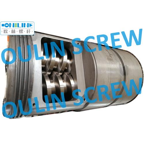 Cincinnati Cmt80 Twin Conical Screw Barrel for PVC Extrusion, Cmt80/174 Screw and Cylinder