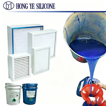 Sellador de silicona para relleno de filtro HEPA tipo tanque de líquido