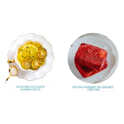 Wholesale Solid Drink Fruit Tea Cubes - Freeze-dried Kumquat Lemon Passion Fruit Tea