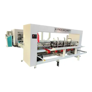 Automatic Carton Box Folder Gluer Machine - Cardboard Box Gluing Machinery For Sale