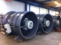 Industrial axial flow fan