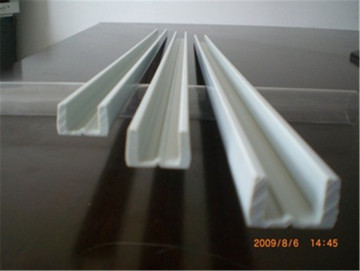 Tianqi factoty direct abs hard white U shape extrusion profile abs hard special shape for protecting stairs carpets corner keel