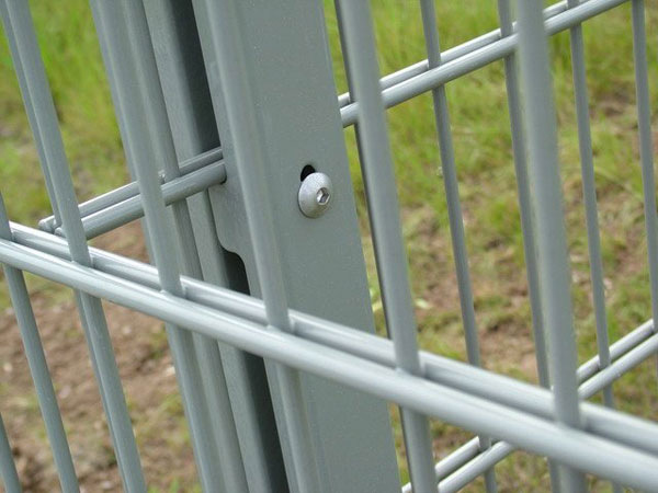 cheap custom double horizontal wire mesh fence panel