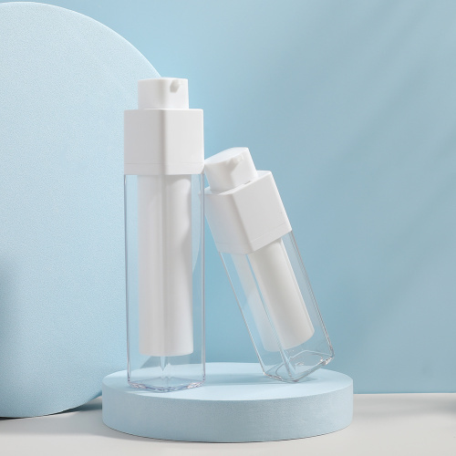 AS Lotion Pump Bottle Square Empty Twist Up Airless Fashion Lotion Bottle Supplier