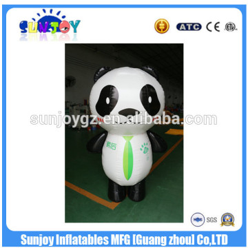 Advertising lovely small inflatable panda for sale