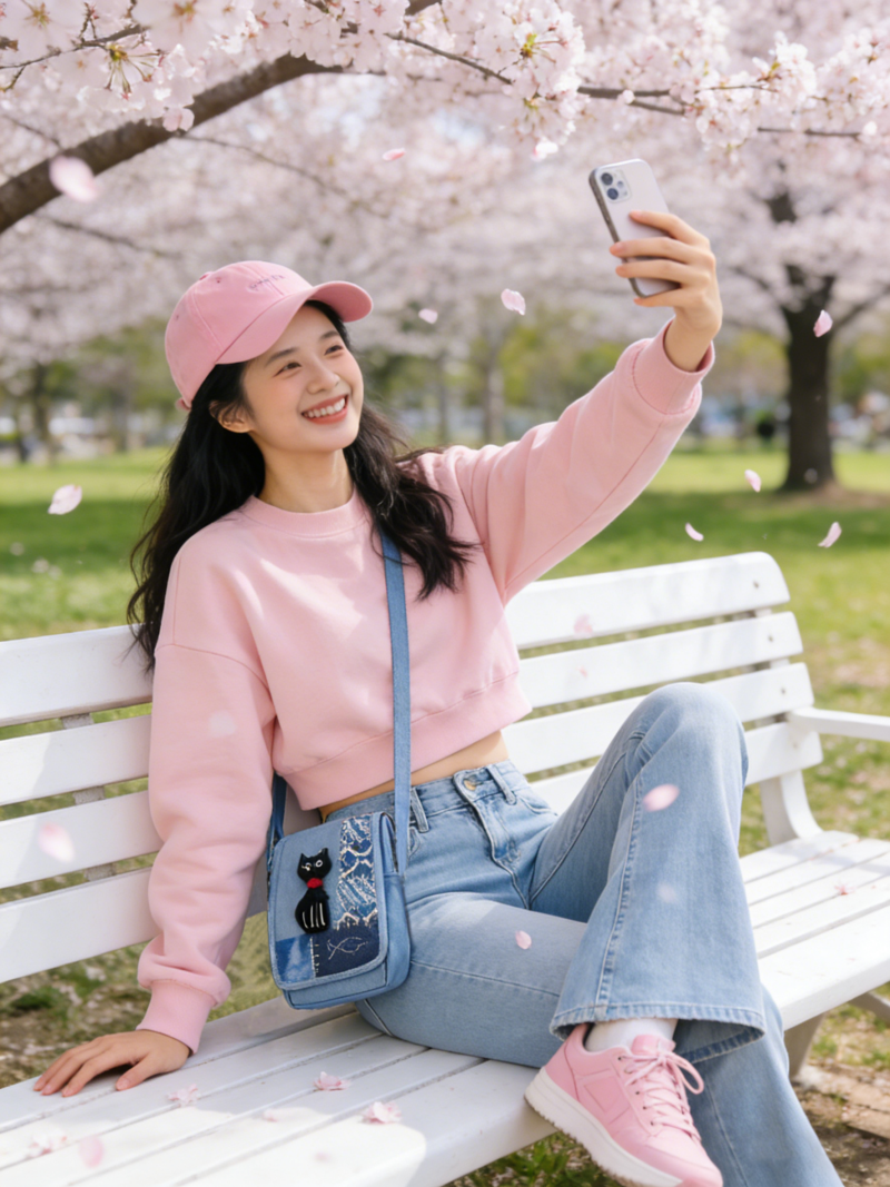 Flip Top Crossbody Bag