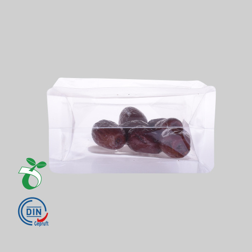 sacchetti di fondo della scatola di plastica biodegradabili all&#39;ingrosso per alimenti con cerniera