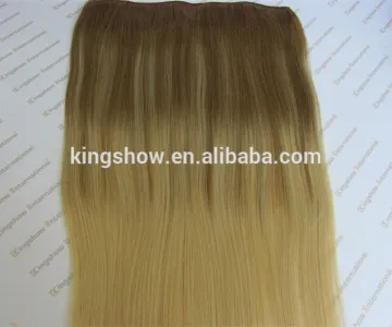 2016 new product well made balayage #6/613 clip in hair extension