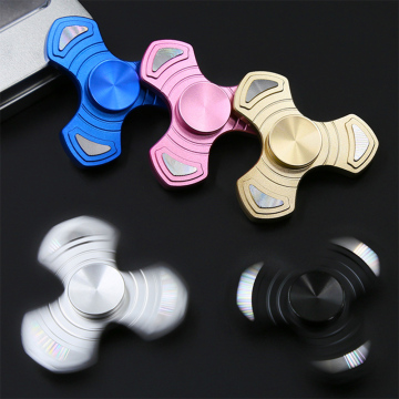 New toys for kids aluminum alloy fidget spinner metal fidget hand tri spinner anti stress finger spinner ball bearing