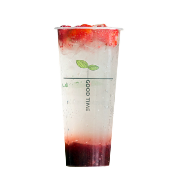 Factory Wholesale PP Plastic Cups with Lids for Milk Tea and Bubble Tea