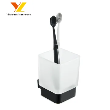 Factory Outlet Wall Single Tumbler Cup Holder for Bathroom Glass Toothbrush Holder