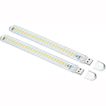 Przenośne światło LED z zasilaniem USB z 24 koralikami lampowymi - idealne rozwiązanie do światła nocnego