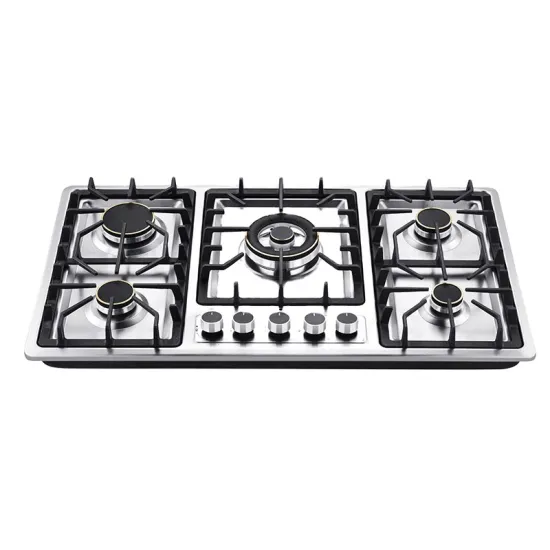 Built-In Gas Stove with Stainless Steel Electric Home Cooker