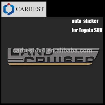 High Quality PVC auto body decoration stickers for Land Cruiser