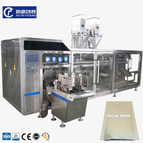 Cosmetic Facial Mask Filling and Packing Machine