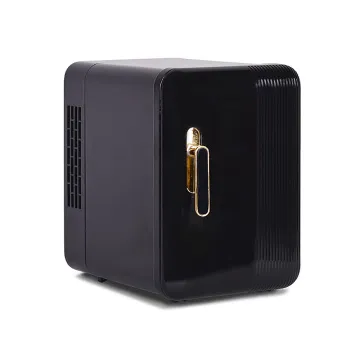 Black Cooler Warmer Cosmetic Refrigerators Mini Fridge