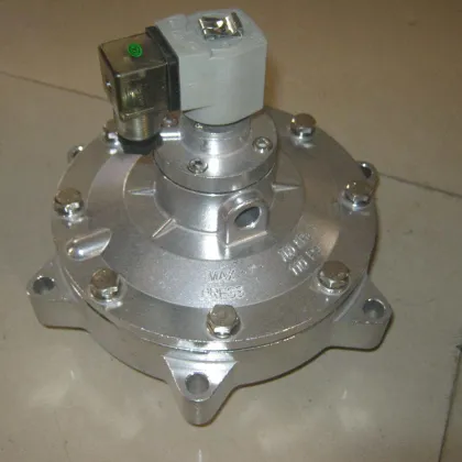 Right angle airflow control solenoid valve
