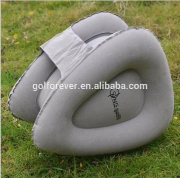Air cushion golf swing corrective devices & golf swing aid for swing posture