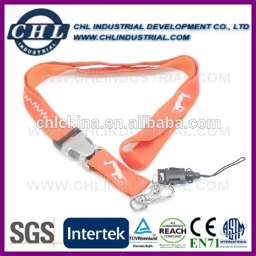 Best selling logo printing key holder lanyard