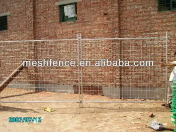 Round tube galvanized Austalia removable fence (Anping manufacturer)