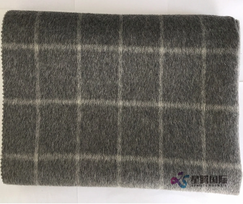 Classic Check Pattern 100% Wool Fabric