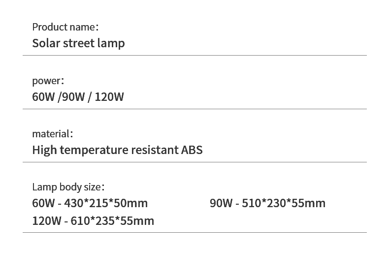 Solar Street Light