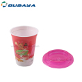 Tazza di plastica hard monouso PP con coperchio del foglio