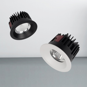 Foco empotrable LED COB de aluminio resistente al agua