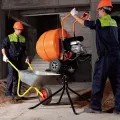 Misturador de cimento de concreto elétrico portátil
