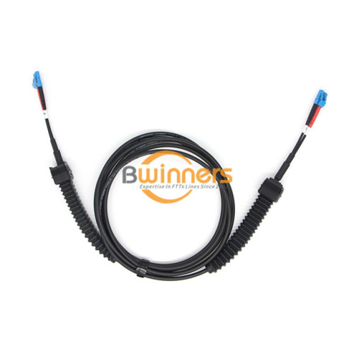 Cabo patch cord de fibra FTTA RRU / BBU SM DX