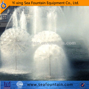 beautiful led light dandelion shape water fountains
