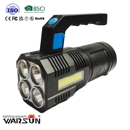 WARSUN Outdoor Handheld Rechargeable LED Searchlight - Best Price Guaranteed