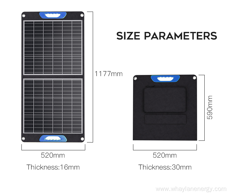 High Efficiency Waterproof Solar Panel Charger with USB