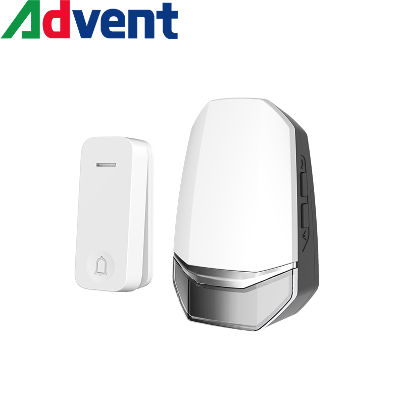 Kinetic Wireless Doorbell With LED Night Light