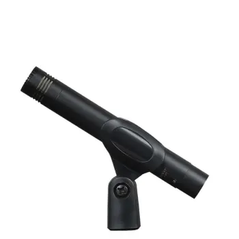 Professional Black Wireless Microphone with High Pickup Sensitivity for Studio and Recording Equipment