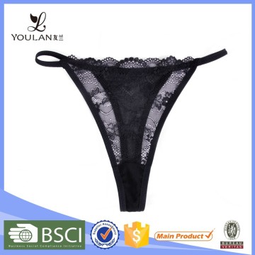 latest fashion transparent lace black sexy underwear italian lingerie