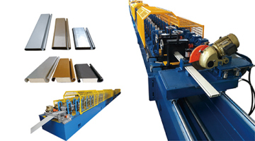 Double layer pu shutter door machine