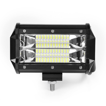 72W LED Bar Light, 5 Inch 72W 24 LEDs 4X4 Flood LED Work Light Bar for Truck