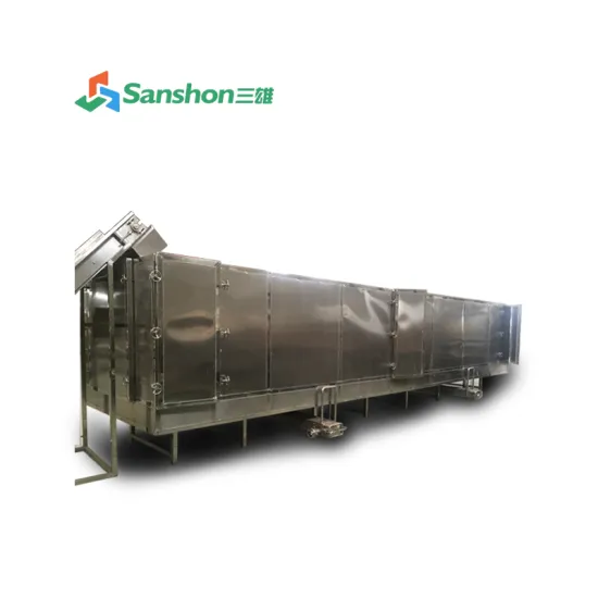 Industrial Stainless Steel Steam Blanching and Sterilizing Machine for Sliced Vegetables